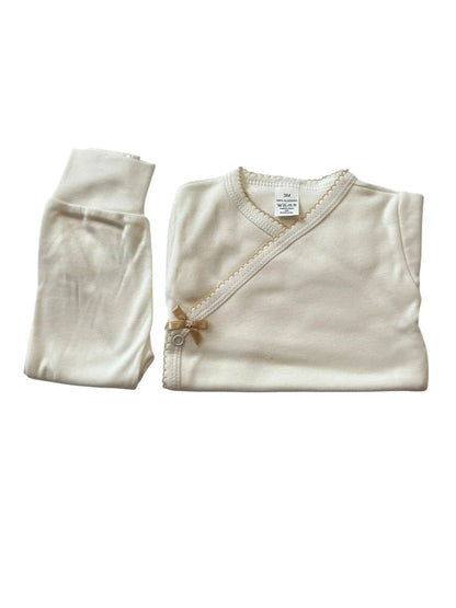 Conjunto Interior Body com Renda e Calças com Picueta Alma de Ternura