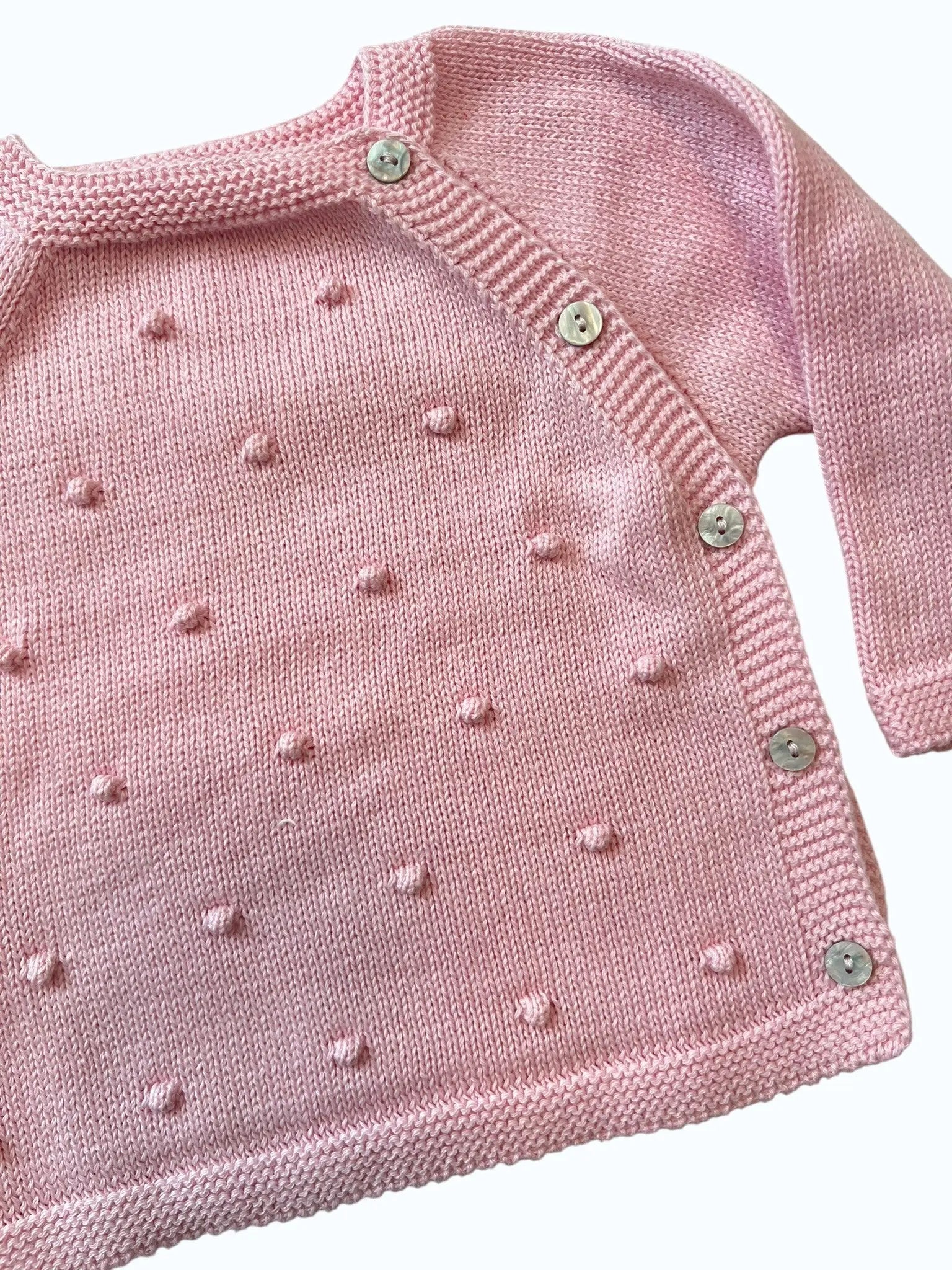 Conjunto de Malha Algodão Pompons com Touca Pura Ternura Baby
