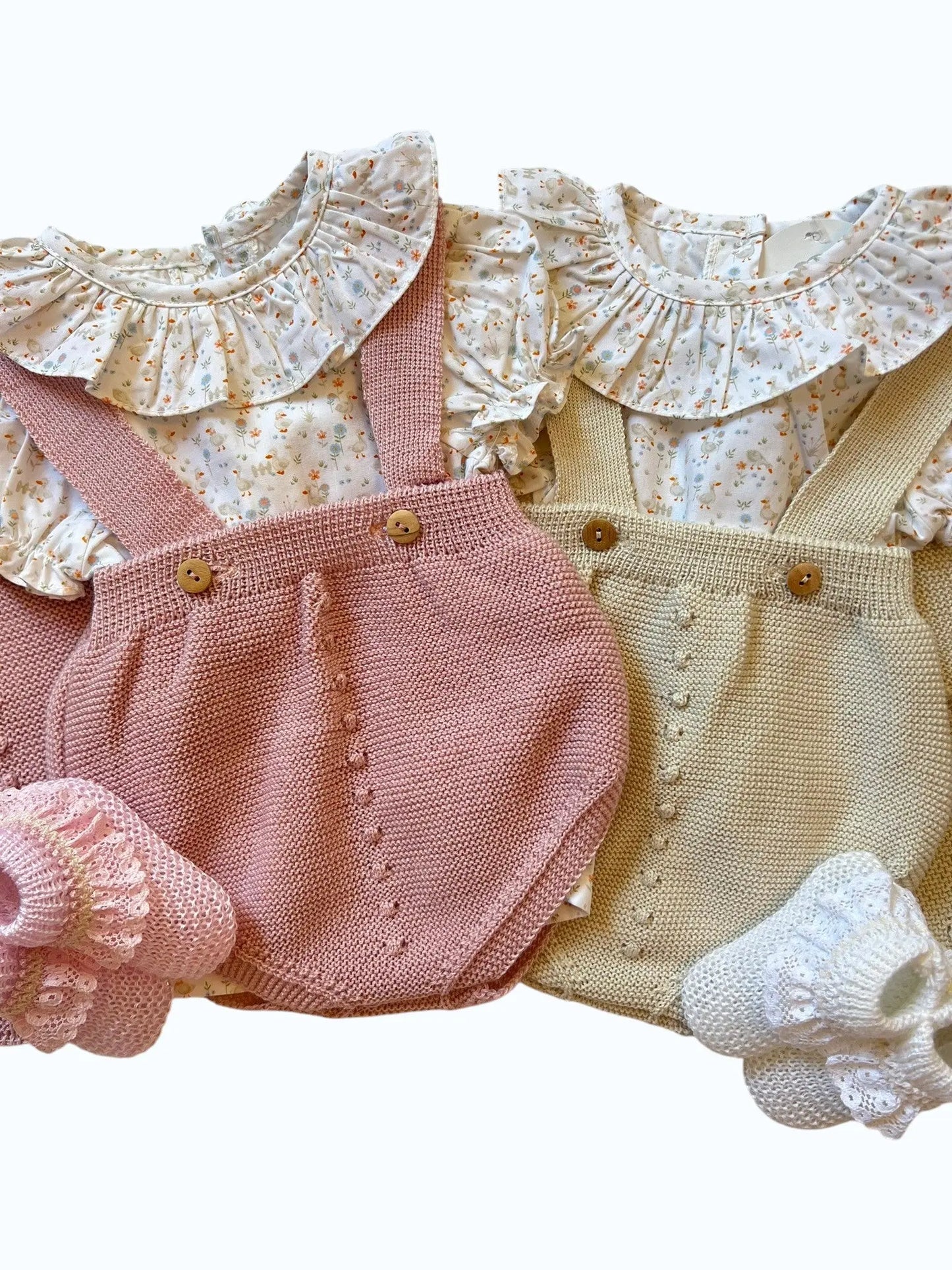Conjunto de Bebé Tapa Fralda com Camisa e Casaco Alma de Ternura