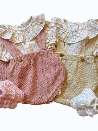 Conjunto de Bebé Tapa Fralda com Camisa e Casaco Alma de Ternura