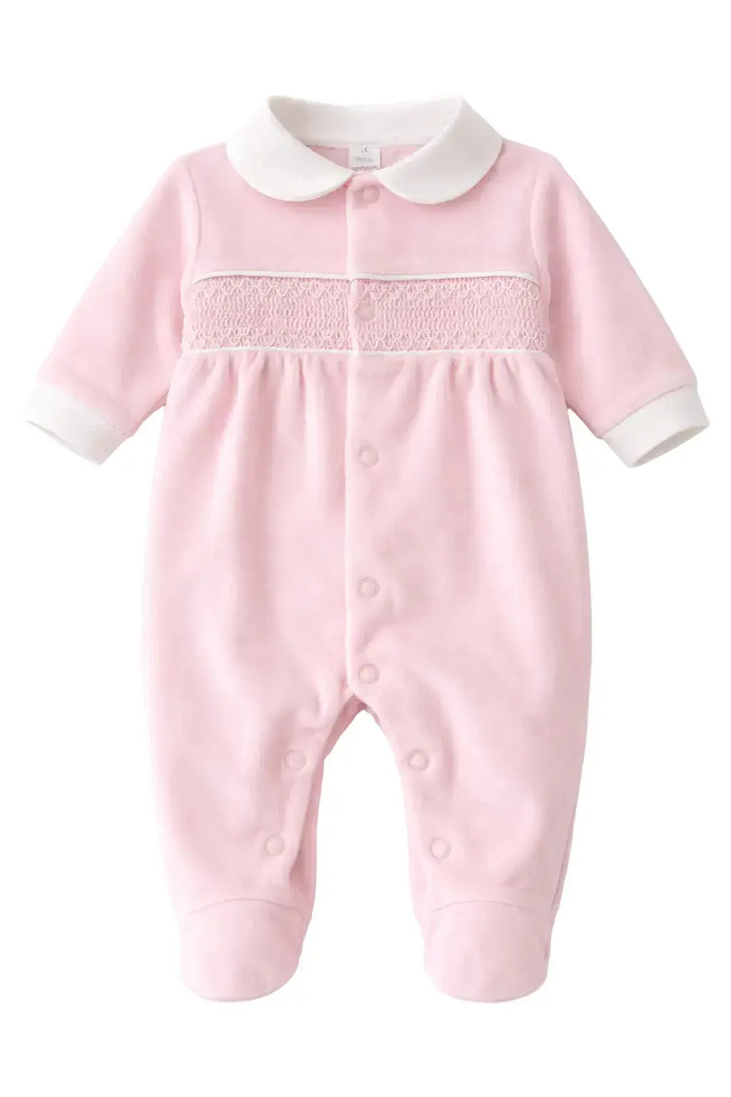 Babygrow Laminado com Gola Picket Rosa alma de ternura